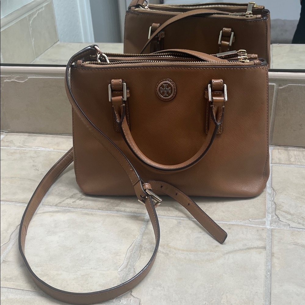 Tory Burch Tan Leather Satchel